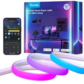 Govee H6641 5m Neon Rope Light, Oświetlenie LED, RGBIC