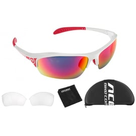 Accent Okulary Sportowe Przeciwsloneczne Crest Bialo Czerwone Accent Sport Sklep Empik Com