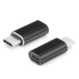 Adapter do ładowarki lightning - USB C 8 pin czarny/black - No name | Sklep  