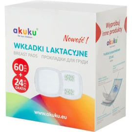 Disposable bra pads, Akuku (White)60+24