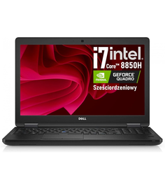 Dell Precision 3530 i7-8850H 16GB 512GB SSD Quadro P600 FHD IPS 