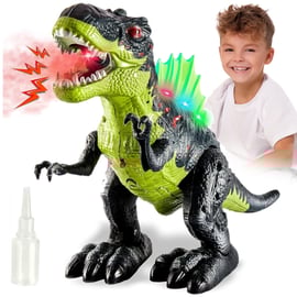 Dinozaur Interaktywny T-rex Świeci Ryczy Chodzi Zieje Parą