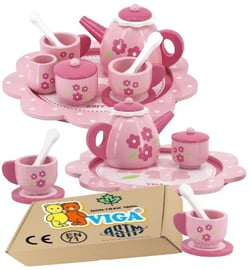 Drewniane Zabawki ZESTAW DO KAWY I HERBATY agd dla dzieci do