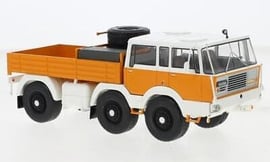 Ixo Models Tatra 813 6X6 1968 Orange White 1:43 Tru039 - IXO