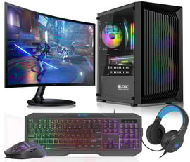 Komputer ZESTAW RGB GAMING CORE i5 10400F GTX 1660 SUPER 16GB SSD