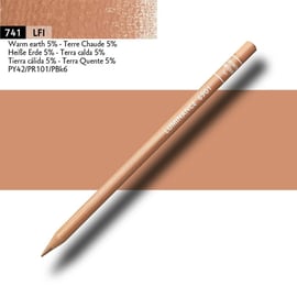 Kredka Caran D`Ache Nr.741 Dark Flesh 5% (Warm Earth 5% ) Luminance 6901 - CARAN  D'ACHE