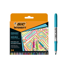 Markery Bic Intensity Permanent Intense+Pastel+Metallic 24 Kolory - BIC