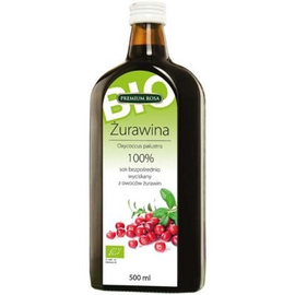飲料・酒 PREMIUM ROSA SOK 100% ŻURAWINA BIO 500ml
