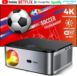 Projektor Lcd Xiwbsy 4K Full Hd 5G Wifi Bluetooth Kino Domowe ...