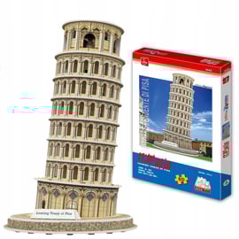 Puzzle 3D Krzywa Wieża w Pizie Premium Dla Dzieci i Dorosłych 23cm