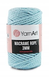 Yarnart Macrame Rope 5 mm - Macrame Cord Blue - 763