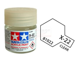 Tamiya Acrylic 81022 X-22 Gloss Clear 23Ml (Lakier Błyszczący) - Tamiya