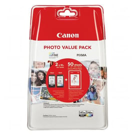 Canon PG-545 CL-546 Pack de 2 Cartouches Noir + Couleur (Multipack