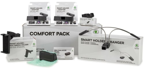 Pakiet Simply Clever Zestaw Uchwyty Wieszaki Skoda 000061122D Oryginał ...