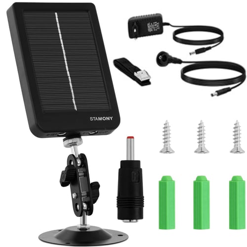 Panel Zasilacz Słoneczny Ładowarka Z Akumulatorem Do Fotopułapki 7 V 1.5 A Stamony Sklep