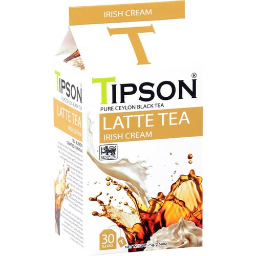 Tipson Latte Tea Irish Cream Czarna Herbata Cejlońska Krem Irlandzki 