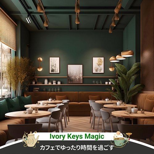 カフェでゆったり時間を過ごす Ivory Keys Magic