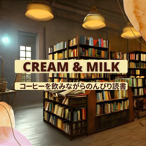 コーヒーを飲みながらのんびり読書 Cream & Milk