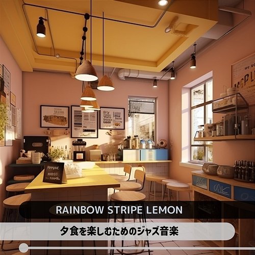 夕食を楽しむためのジャズ音楽 Rainbow Stripe Lemon