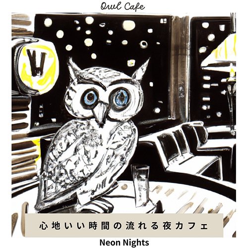 心地いい時間の流れる夜カフェ - Neon Nights Owl Cafe