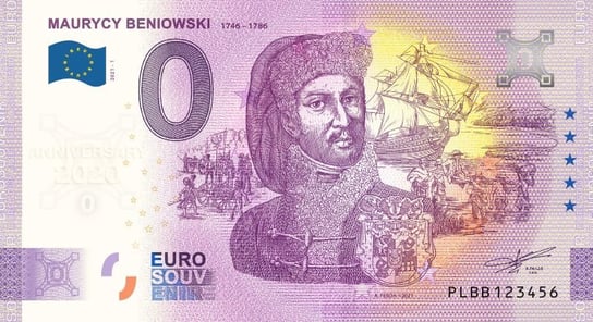 0 Euro Maurycy Beniowski Mennica Gdańska