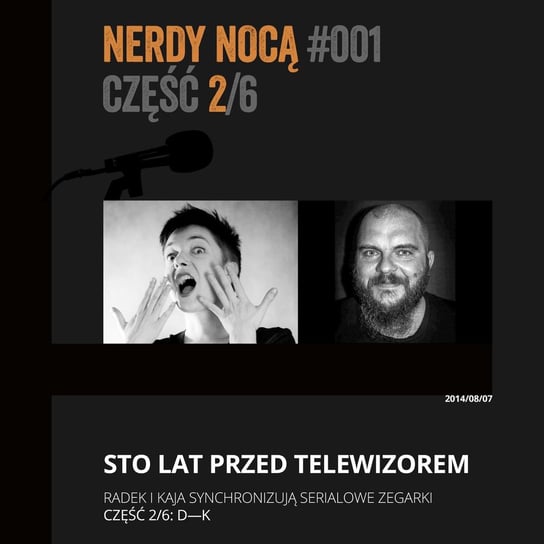 #001-2 Seriale z Radziem część 2 D-K - Nerdy Nocą - podcast Mikoszewska Kaja