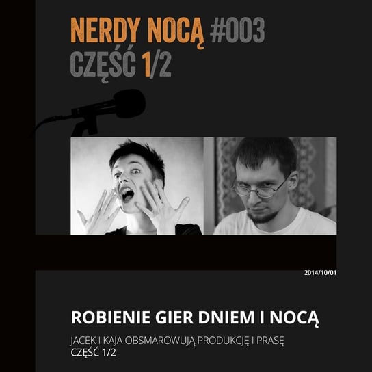 #003-1 Robienie gier dniem i nocą część 1 - Nerdy Nocą - podcast Mikoszewska Kaja