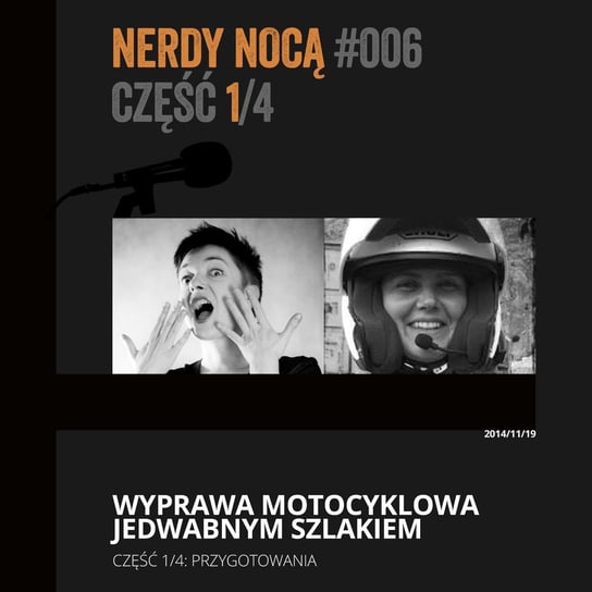 #006-1 Wyprawa motocyklowa Jedwabnym Szlakiem część 1 - Nerdy Nocą - podcast Mikoszewska Kaja