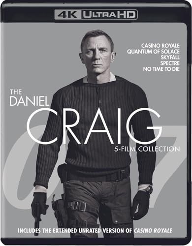 007 James Bond: The Daniel Craig Collection: Casino Royale / Quantum of Solace / Skyfall / Spectre / No Time to Die Various Distribution