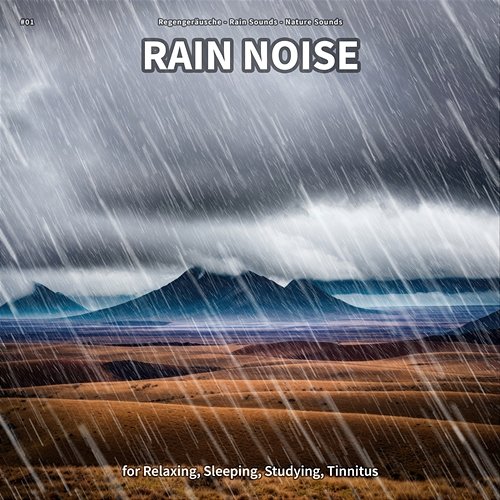 #01 Rain Noise for Relaxing, Sleeping, Studying, Tinnitus Regengeräusche, Rain Sounds, Nature Sounds