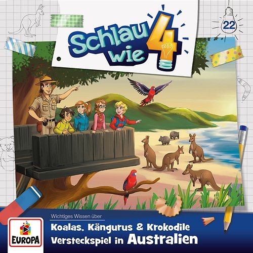 022/Koalas, Kängurus und Krokodile - Versteckspiel in Australien Schlau wie Vier