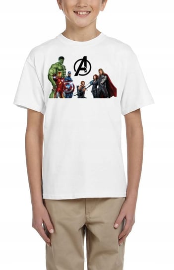 0258 Koszulka Dziecięca Marvel Avengers Hulk 128 Inna marka