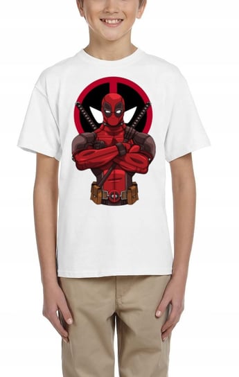 0293 Koszulka Dziecięca Deadpool Prezent 140 Inna marka