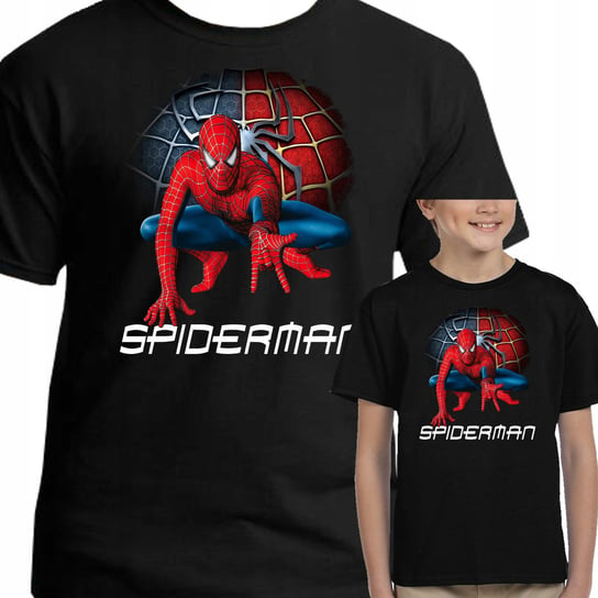 0595 Koszulka Spiderman Marvel Avengers 104 Czarna Inna marka