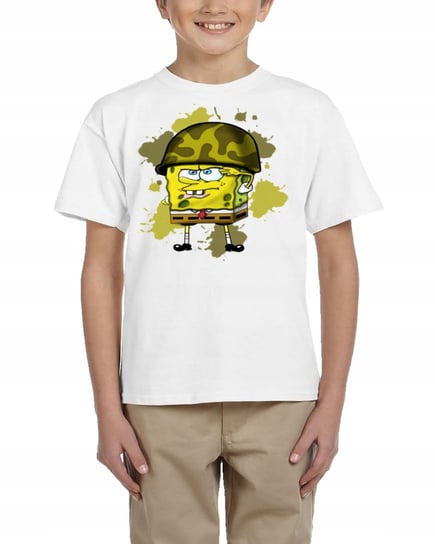 0617 Koszulka Dziecięca Spongebob Bajka 128 Inna marka