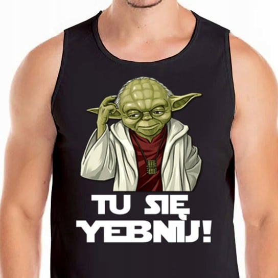 0642 Tank Top Koszulka Yoda Star Wars L Czarna Inna marka