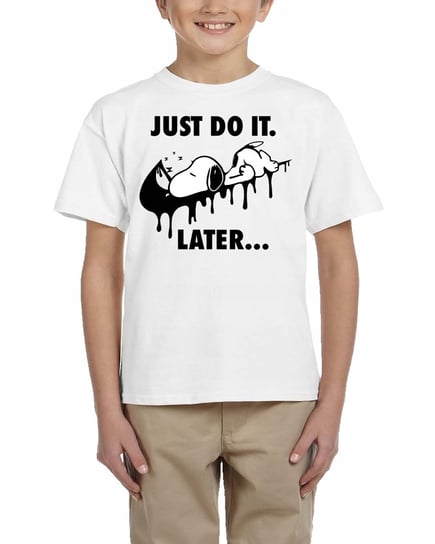 0797 Koszulka Dziecięca Snoopy Just Do It 116 Inna marka