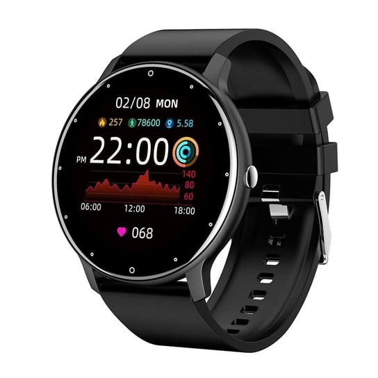 08 Cm Ultra Cienki Smartwatch Fitness Tracker Krokomierz Z Funkcją Pomiaru Tętna, Ciśnienia Krwi, Tlenu We Krwi I Monitorowania Snu - Tekmagic Inna marka