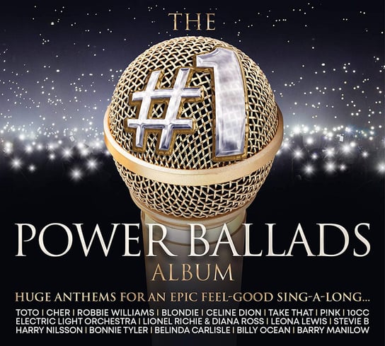 #1 Album Power Ballads Electric Light Orchestra, Moore Gary, Scorpions, Toto, Sweet, Imbruglia Natalie, Blondie, Bolton Michael, Crow Sheryl, Williams Robbie, Tyler Bonnie, Texas