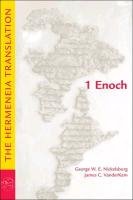 1 Enoch: The Hermeneia Translation Nickelsburg George W. E., Vanderkam James C.