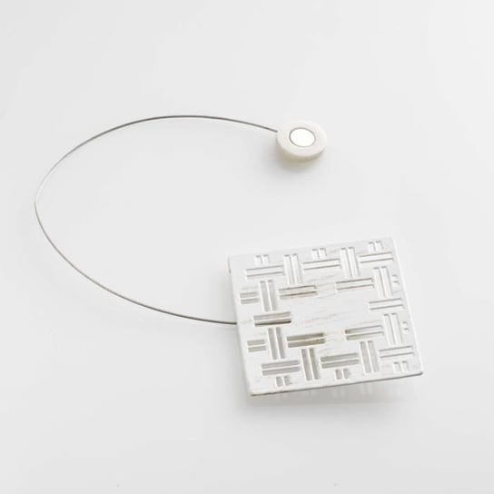 1 Magnetyczny krawat Moderno z białego złota Inna marka