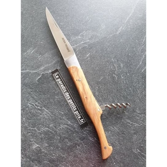 1 nóż LAGUIOLE 2 w 1, nóż składany Laguiole i korkociąg, ostrze 10 cm Inna marka