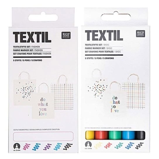 10 markerów tekstylnych - basic i fashion Youdoit