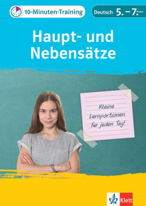 10-Minuten-Training Deutsch Haupt- und Nebensätze 5.-7. Klasse Klett Lerntraining