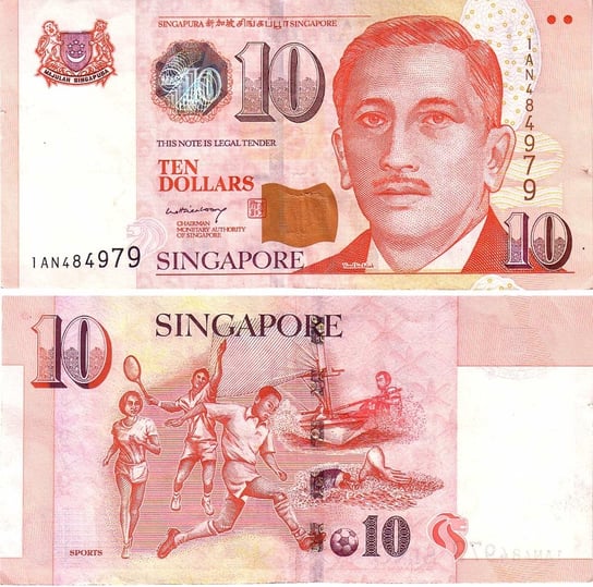 10$ Singapur Banknot Mennica Gdańska