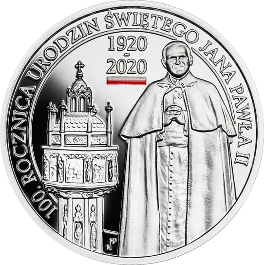 10 zł 100. rocznica urodzin Świętego Jana Pawła II Mennica Gdańska