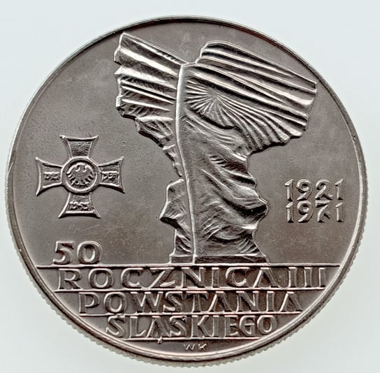 10 Złotych 1971 50 rocznica Powstania Śląskiego Piękny (F) Narodowy Bank Polski