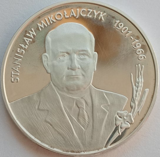 10 Złotych 1996 Stanisław Mikołajczyk Mennicza (UNC) Narodowy Bank Polski