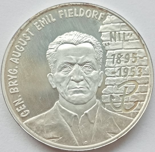 10 Złotych 1998 Generał August Emil Fieldorf Mennicza (UNC) Narodowy Bank Polski