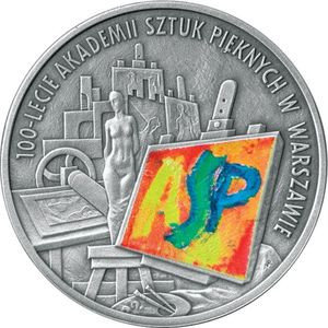 10 Złotych 2004 100-lecie Akademii Sztuk Pięknych Mennicza (UNC) Narodowy Bank Polski